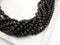 Tiger Ebony Wood Beads, 8mm, Round